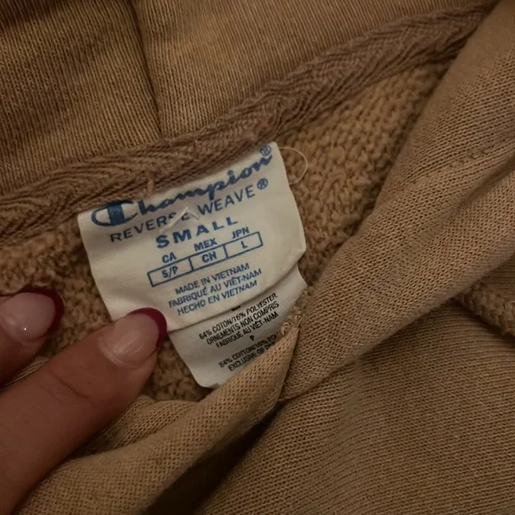 Beige Champion Sweatshirt - Picture 3 of 3